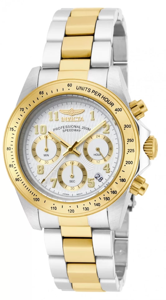 Invicta Men's 17026 Speedway Quartz Chronograph White Dial Watch