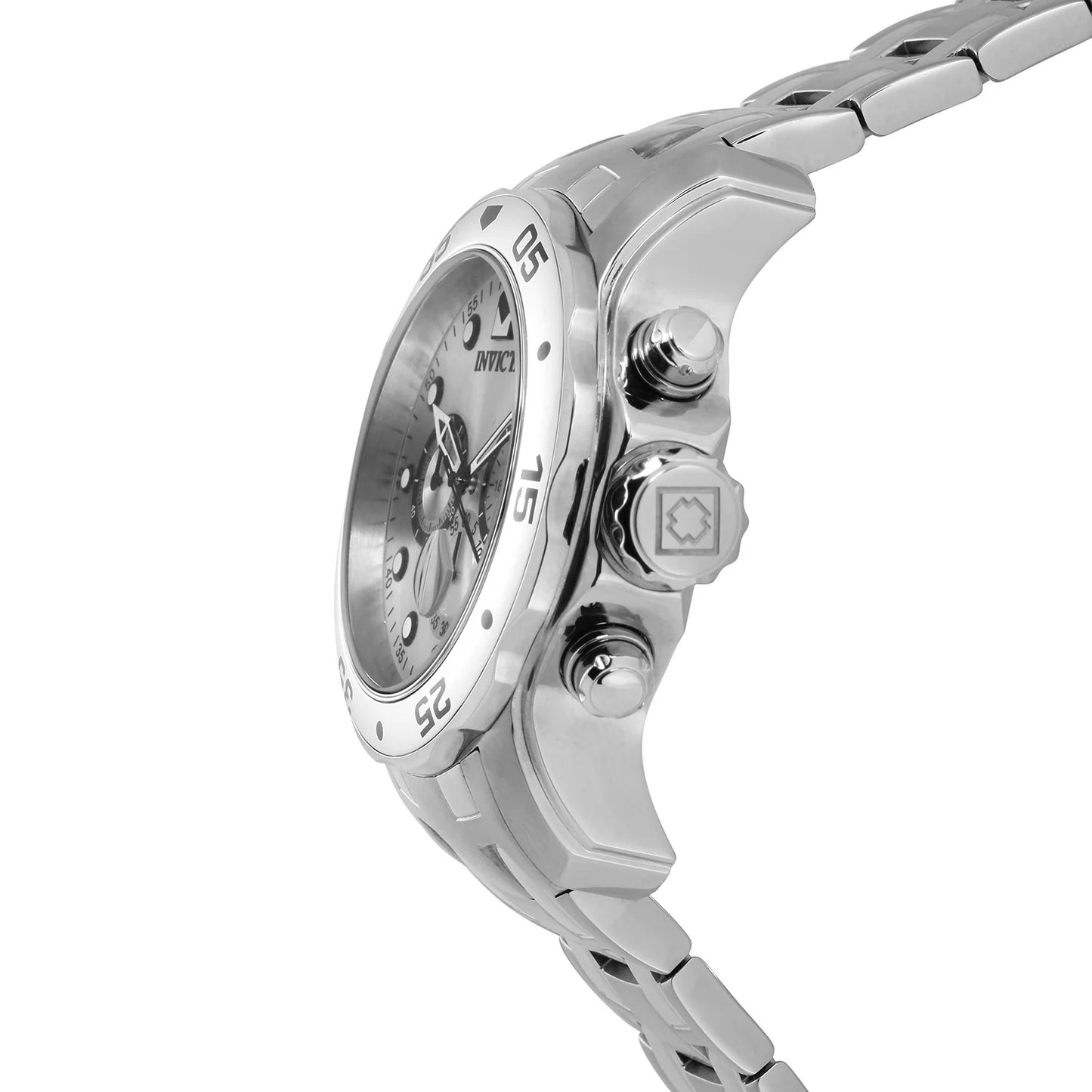 Invicta Men's Pro Diver Quartz Chronograph Silver Dial Watch