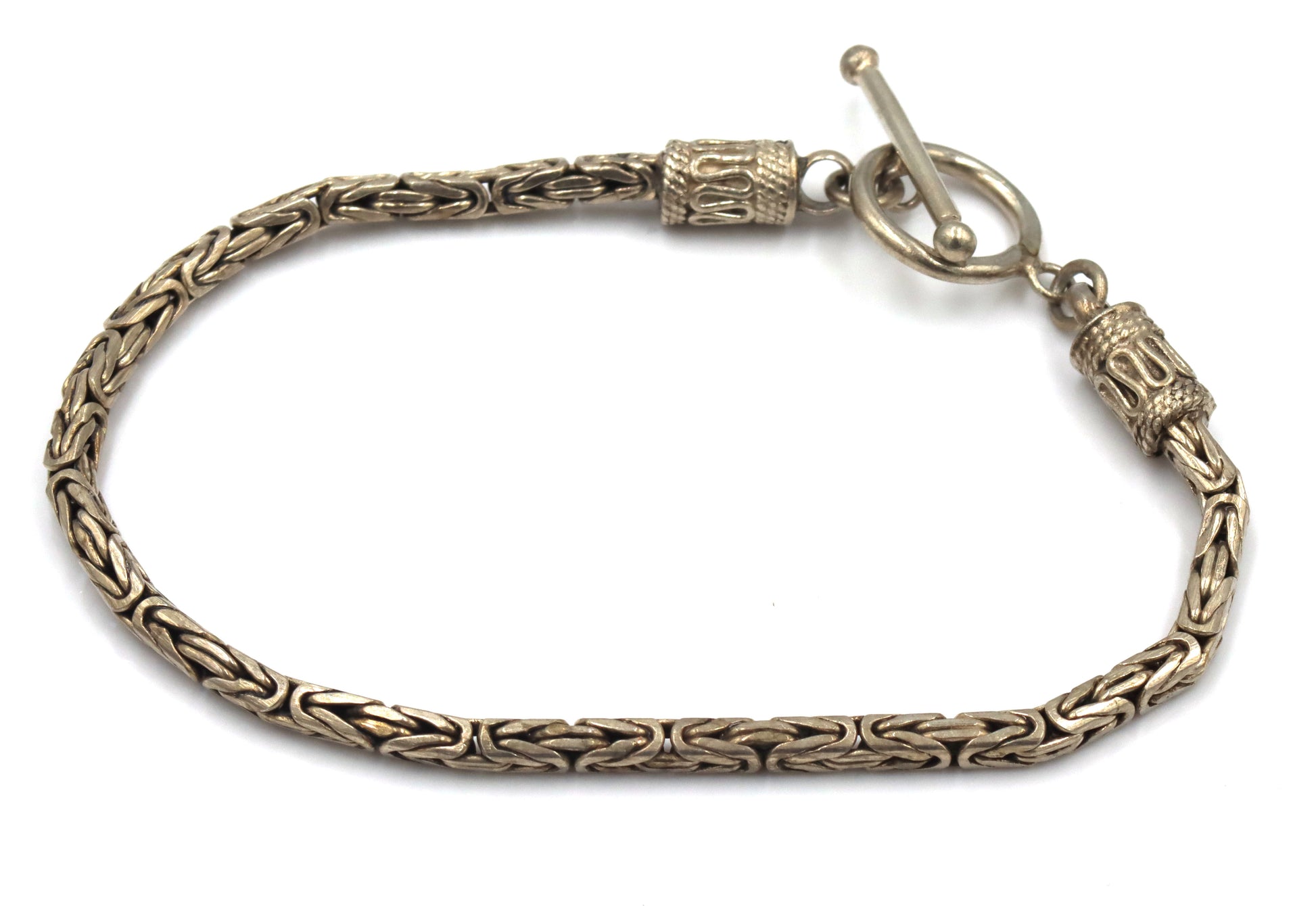 Group lot of 3 vintage 925 sterling silver bracelets