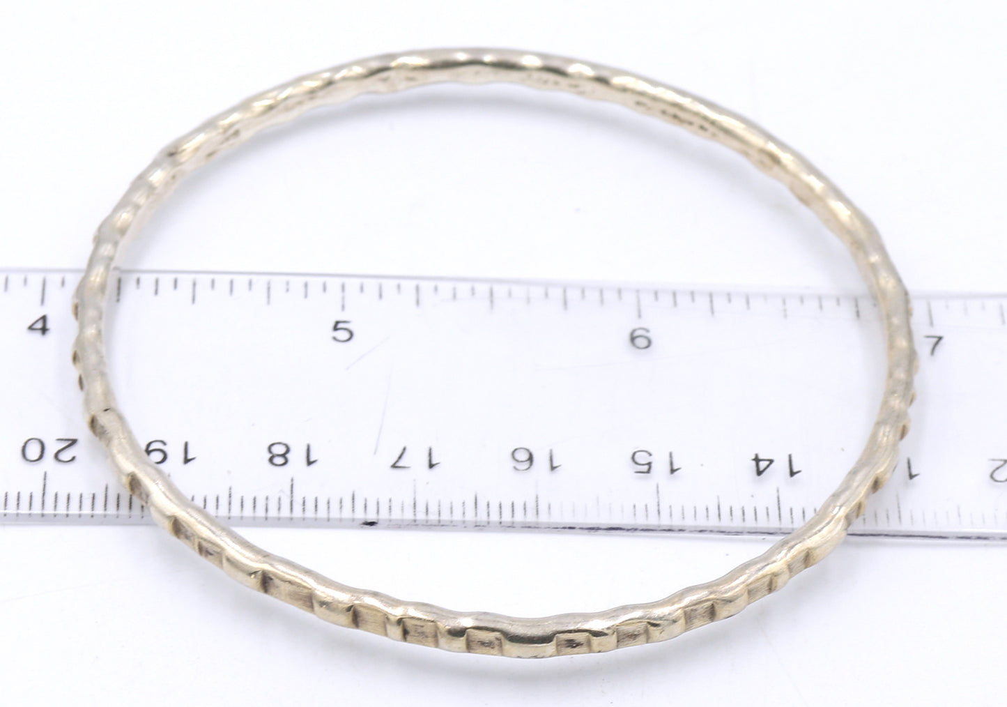 Group lot of 3 vintage 925 sterling silver bangles