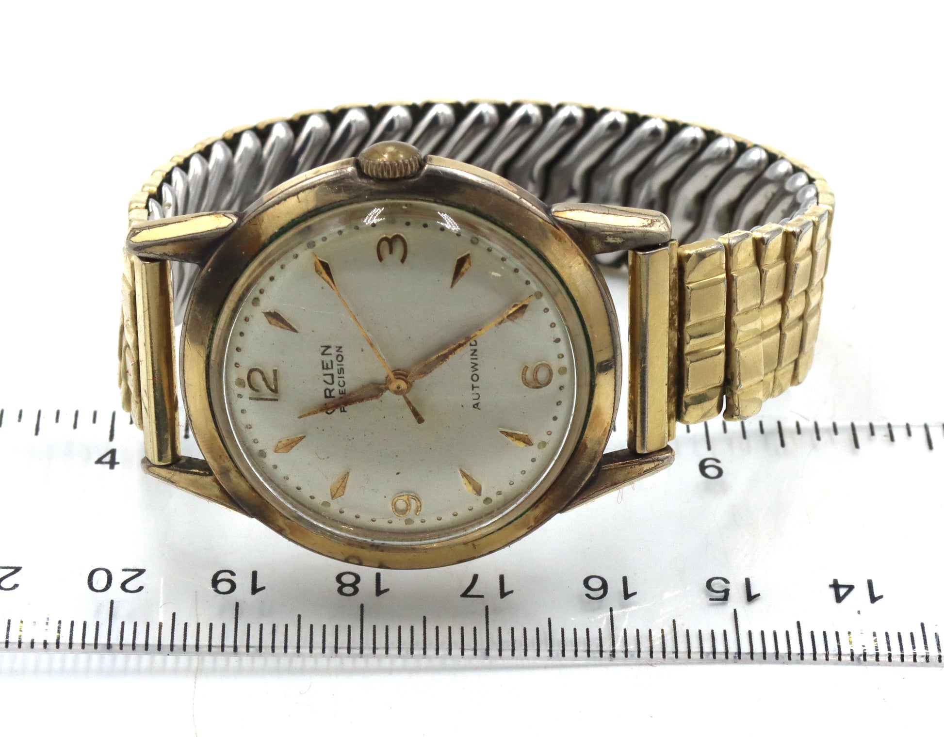 Gruen Precision 10kt gold filled watch
