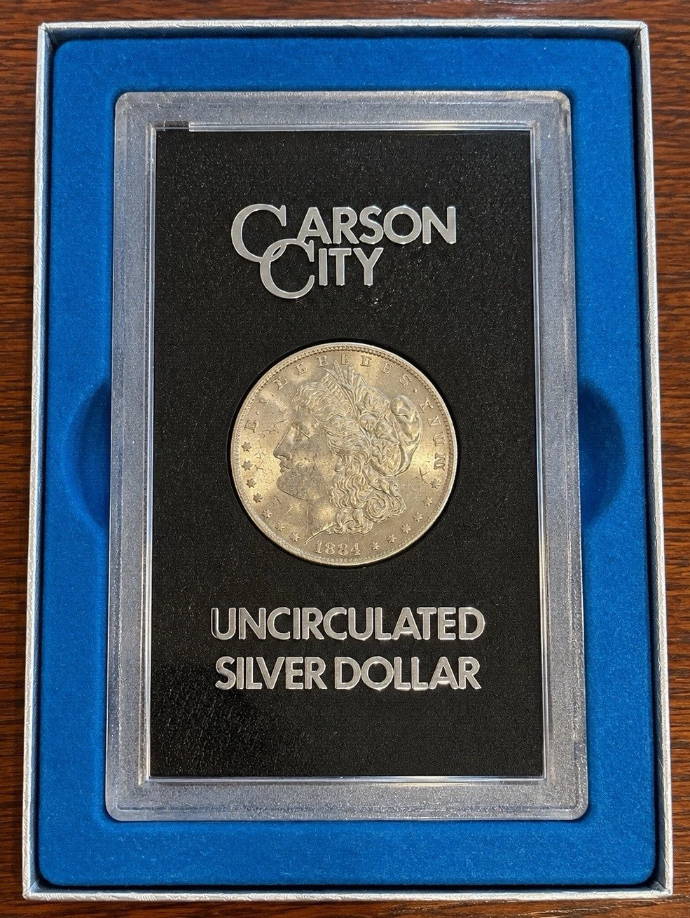 1884-CC Morgan Silver Dollar Carson City GSA Uncirculated Original Government Packaging