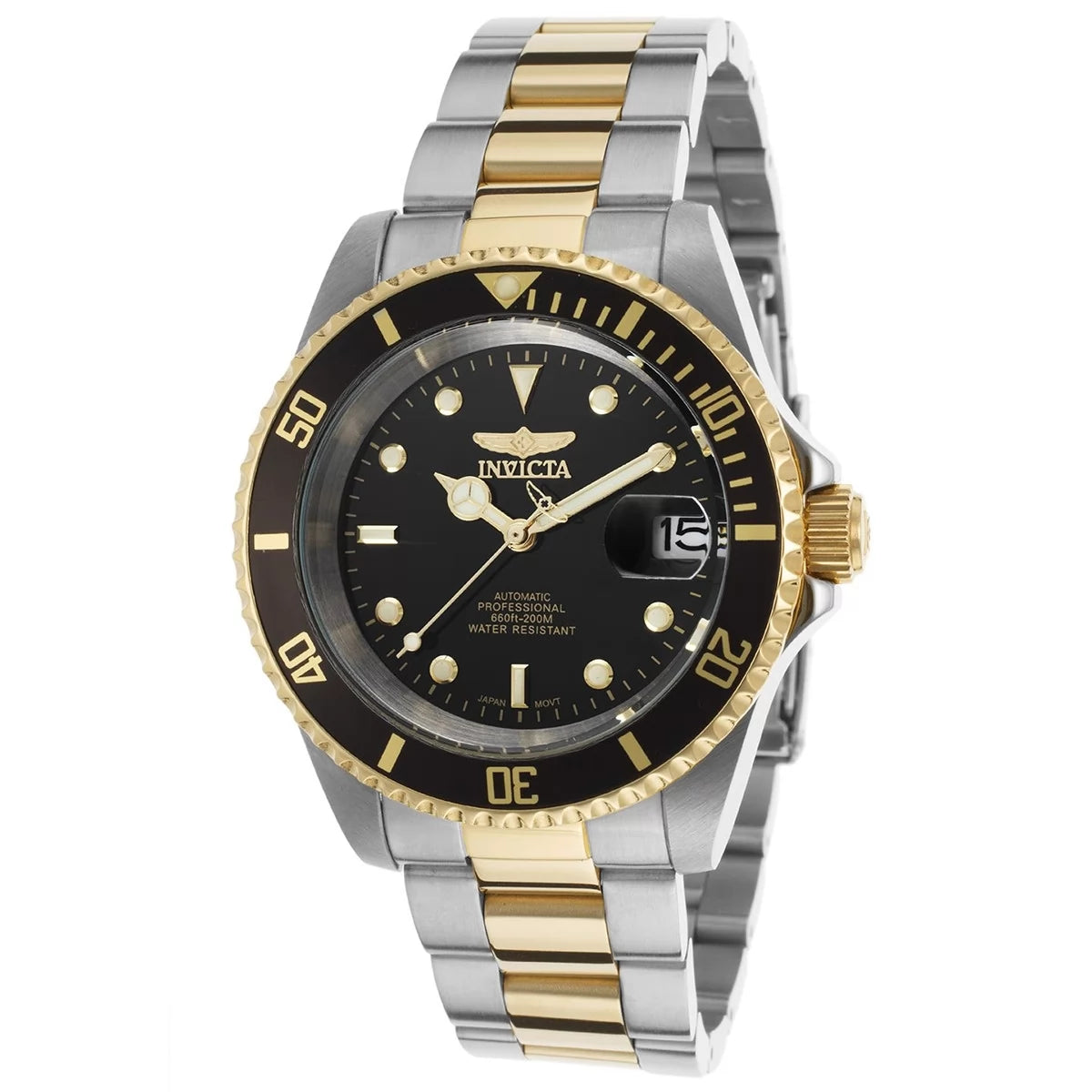 Invicta Men's Pro Diver Automatic 3 Hand Black Dial Watch