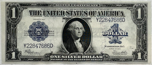 1923 $1 Silver Certificate Speelman White Fr. 237 Blue Seal Circulated