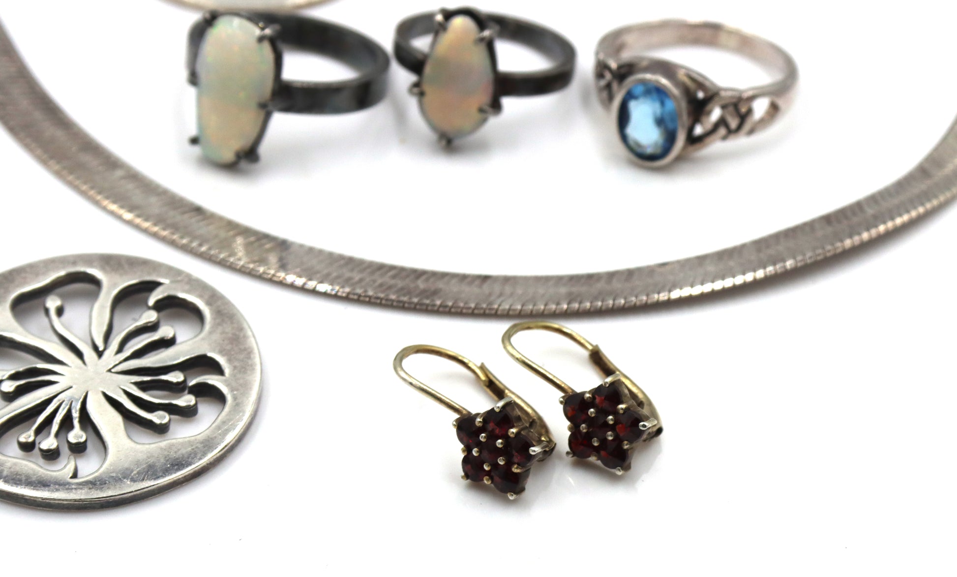 Big group lot of vintage 925 sterling silver mixed jewelry