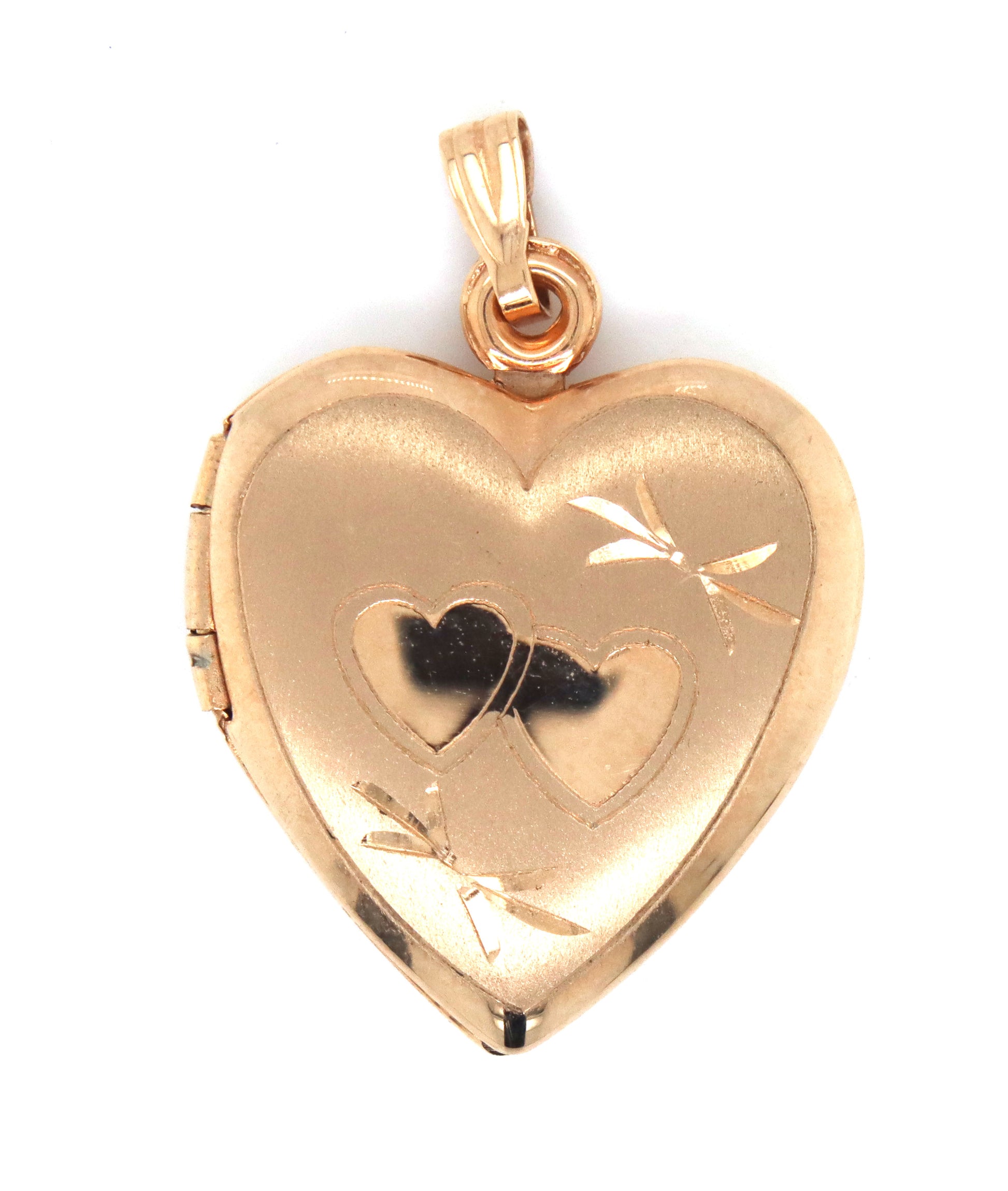 10kt Yellow gold locket pendant
