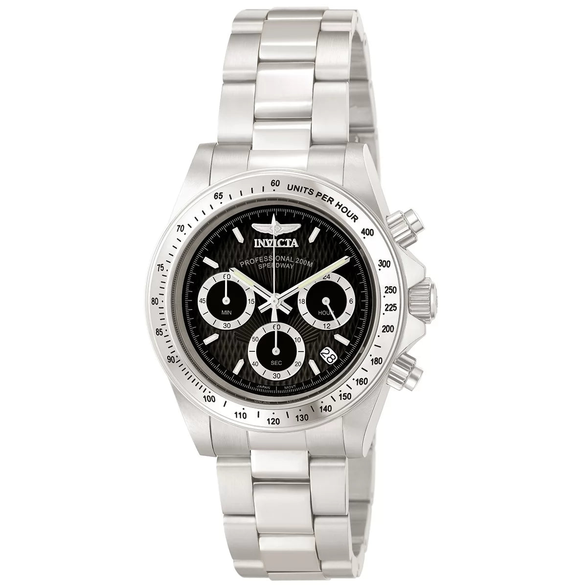 Invicta Men's Speedway Quartz Chronograph Black Dial Watch