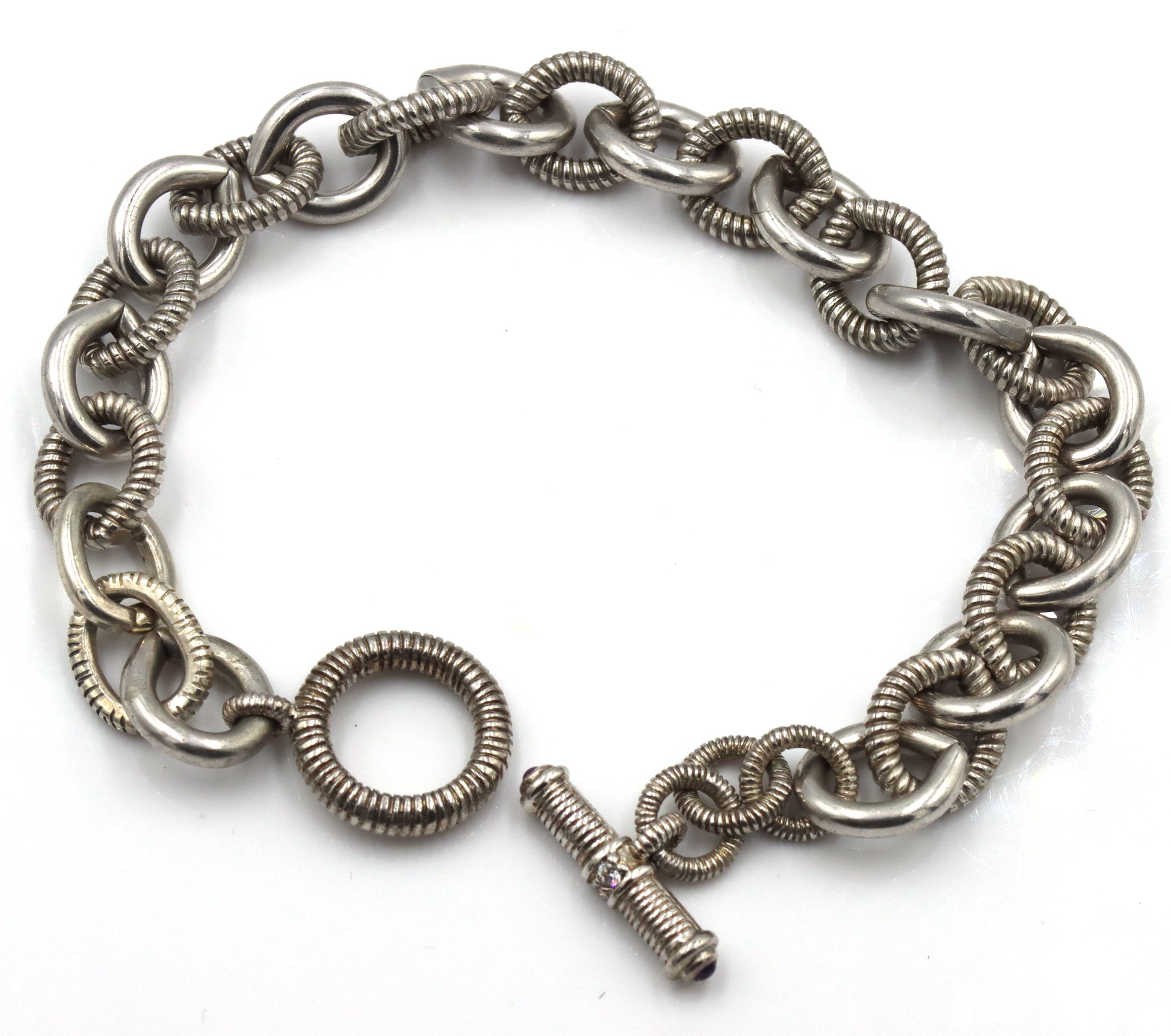 925 sterling Silver Two Buckle Bracelet Lot