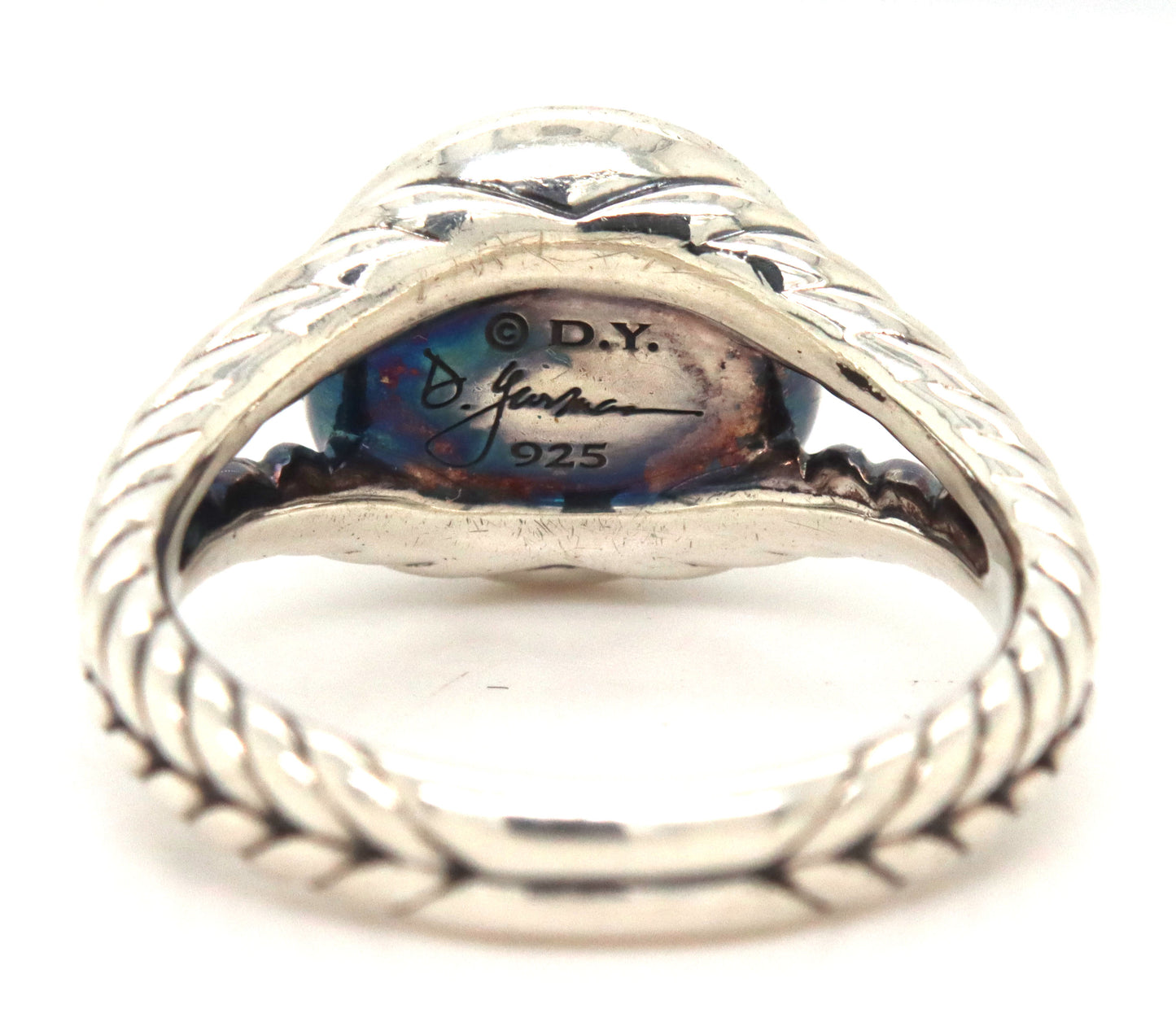 David Yurman pearl and diamond ring