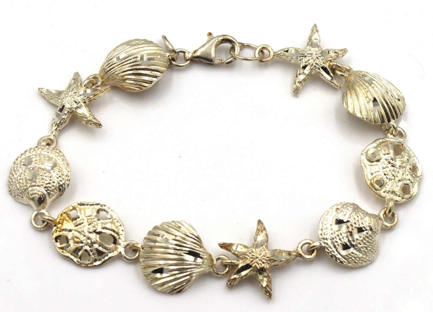 Lot of 2 Vintage 925 sterling silver bracelets