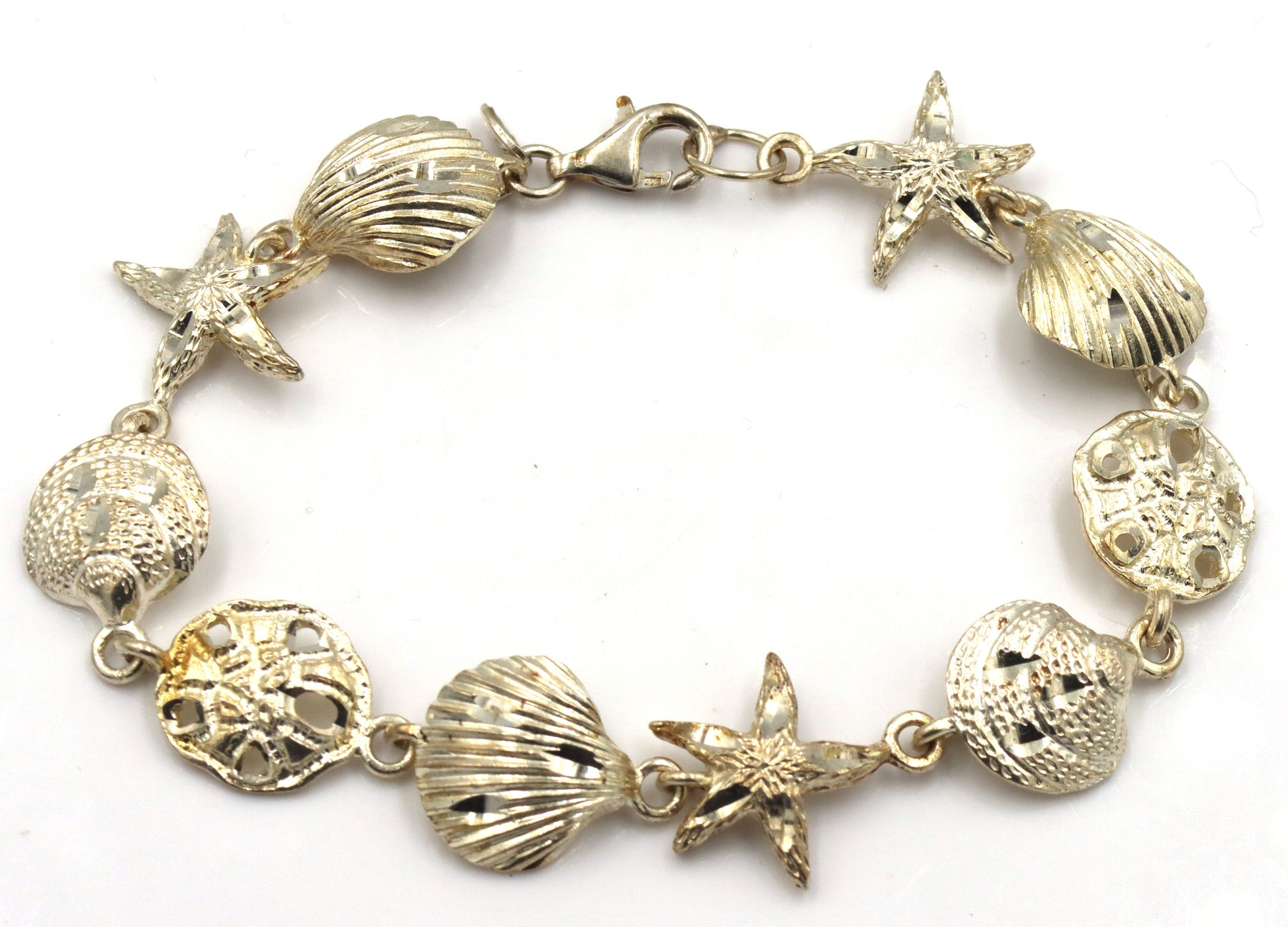 Lot of 2 Vintage 925 sterling silver bracelets