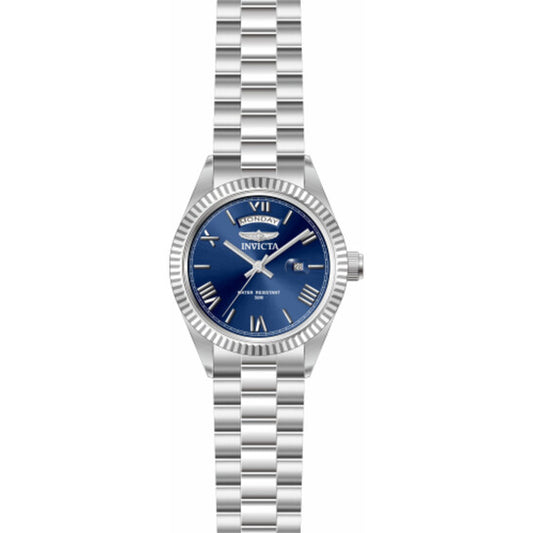 Invicta Specialty Quartz Blue Dial Stainless Steel Men's Watch