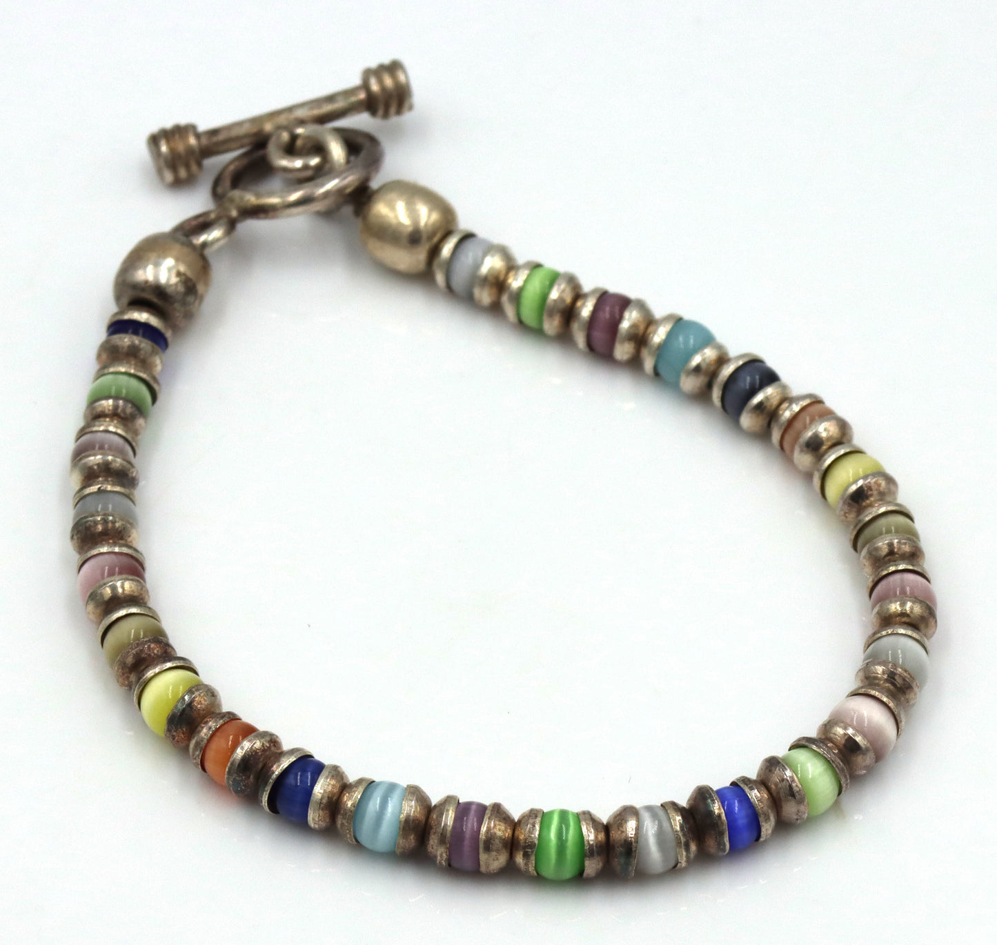 Group lot of 8 vintage 925 sterling silver bracelets