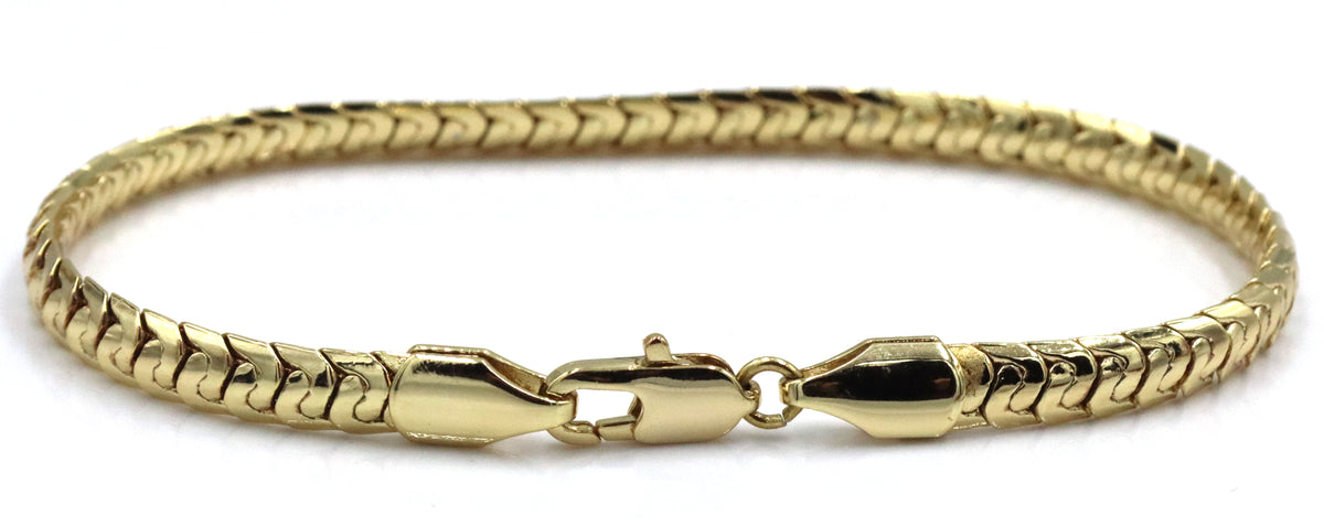 Stainless steel braided link bracelet