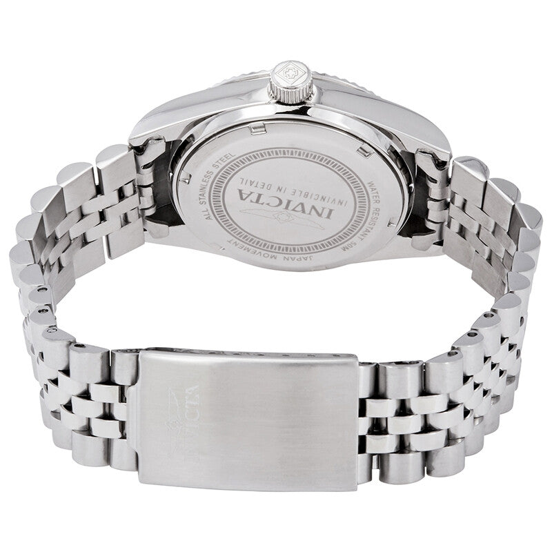 Invicta Specialty Womens Black Dial Stainless Steel Quartz Analog Watch