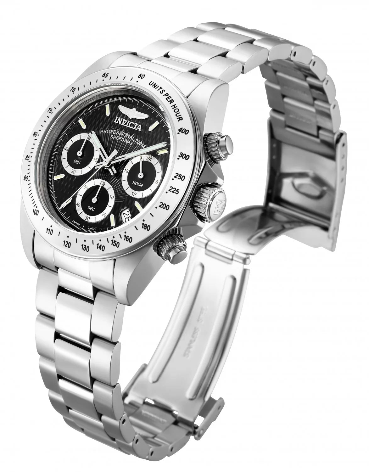 Invicta Men's Speedway Quartz Chronograph Black Dial Watch