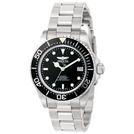 Invicta Men's Pro Diver Automatic 3 Hand Black Dial Watch