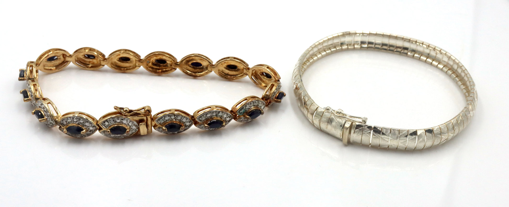 Group lot of 6 Vintage 925 sterling silver bracelets