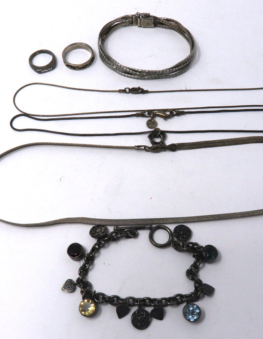 Group Lot of Vintage Sterling Silver Jewelry