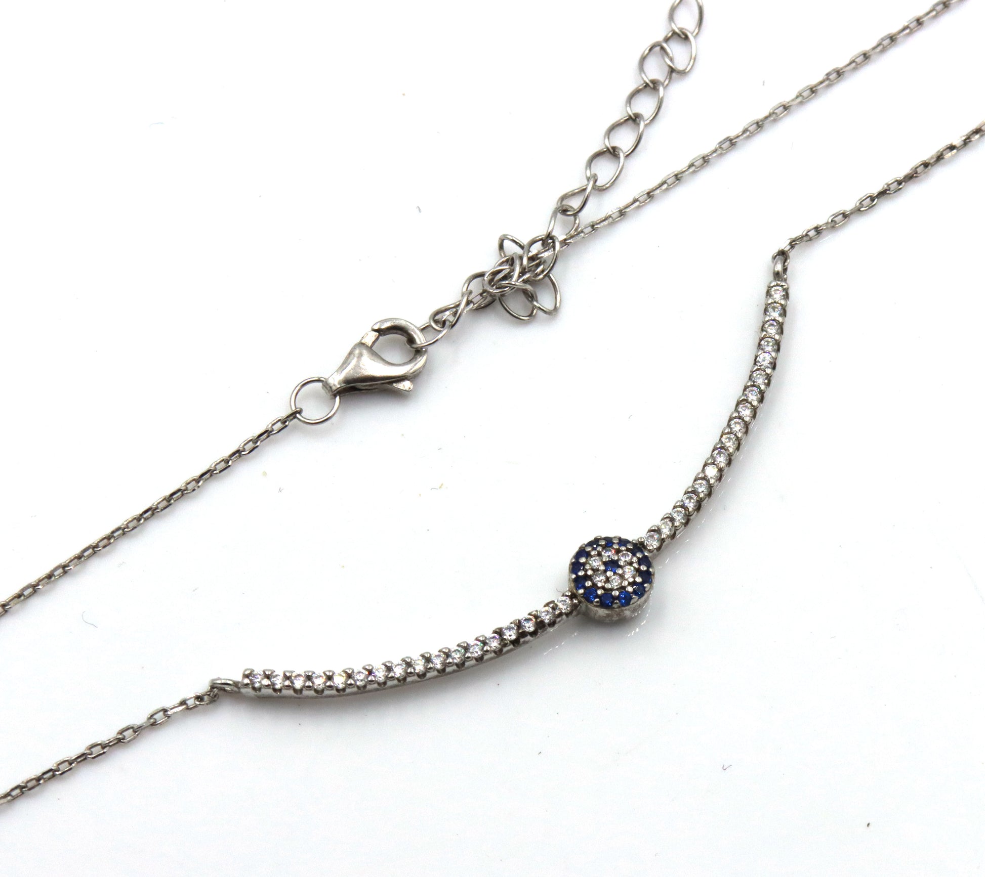 Group lot of 9 vintage 925 sterling silver necklaces