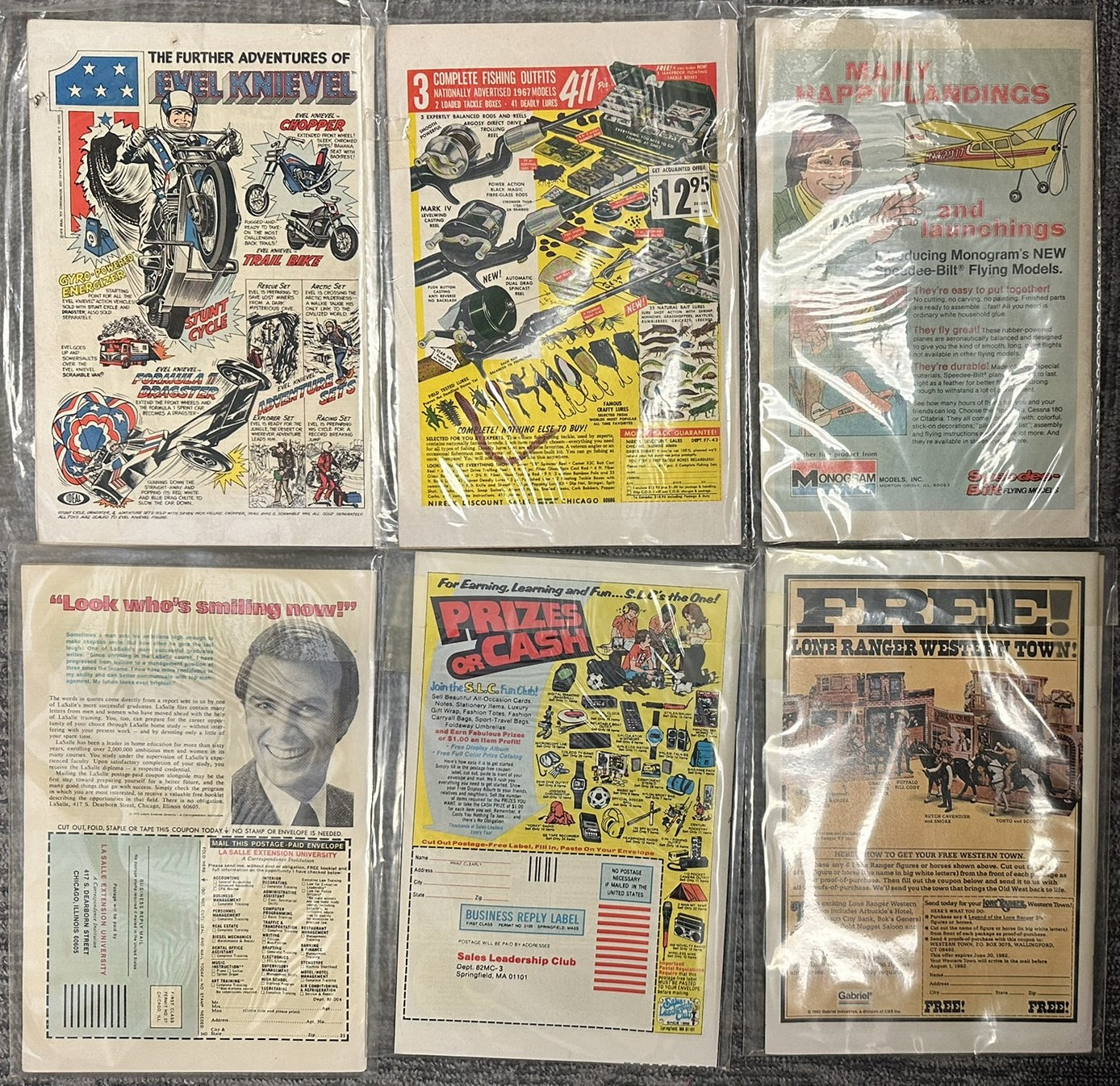 Vintage Comic Book & Advertising Insert Lot Featuring Iron Man, Luke Cage, Cyborg, Mandrake & More –
