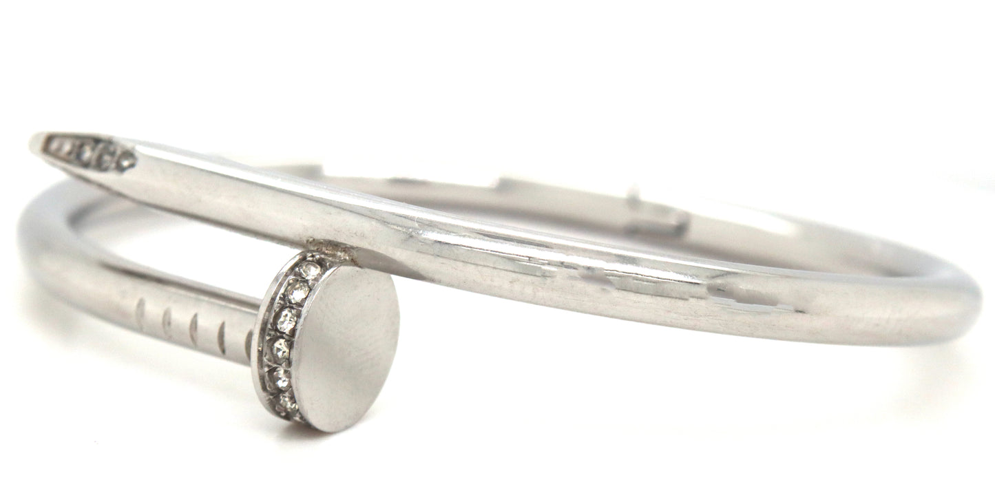 Stainless steel nail bangle