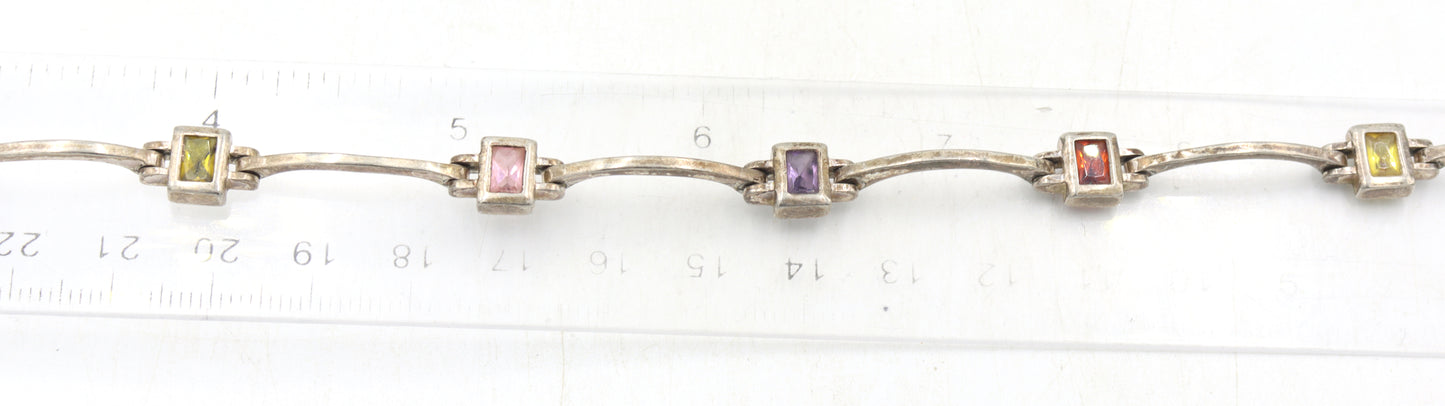 Group lot of 5 Vintage 925 sterling silver bracelets