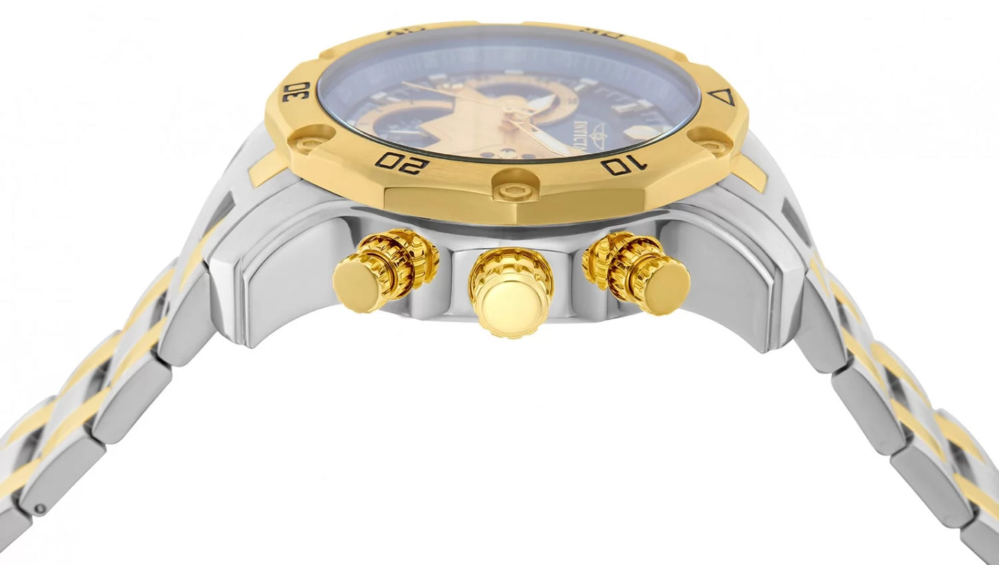 Invicta Men's Pro Diver Quartz Multifunction Blue Dial Watch