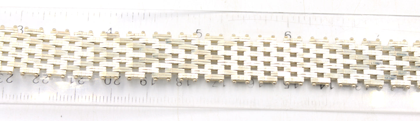 Group lot of 3 Vintage 925 sterling silver bracelets