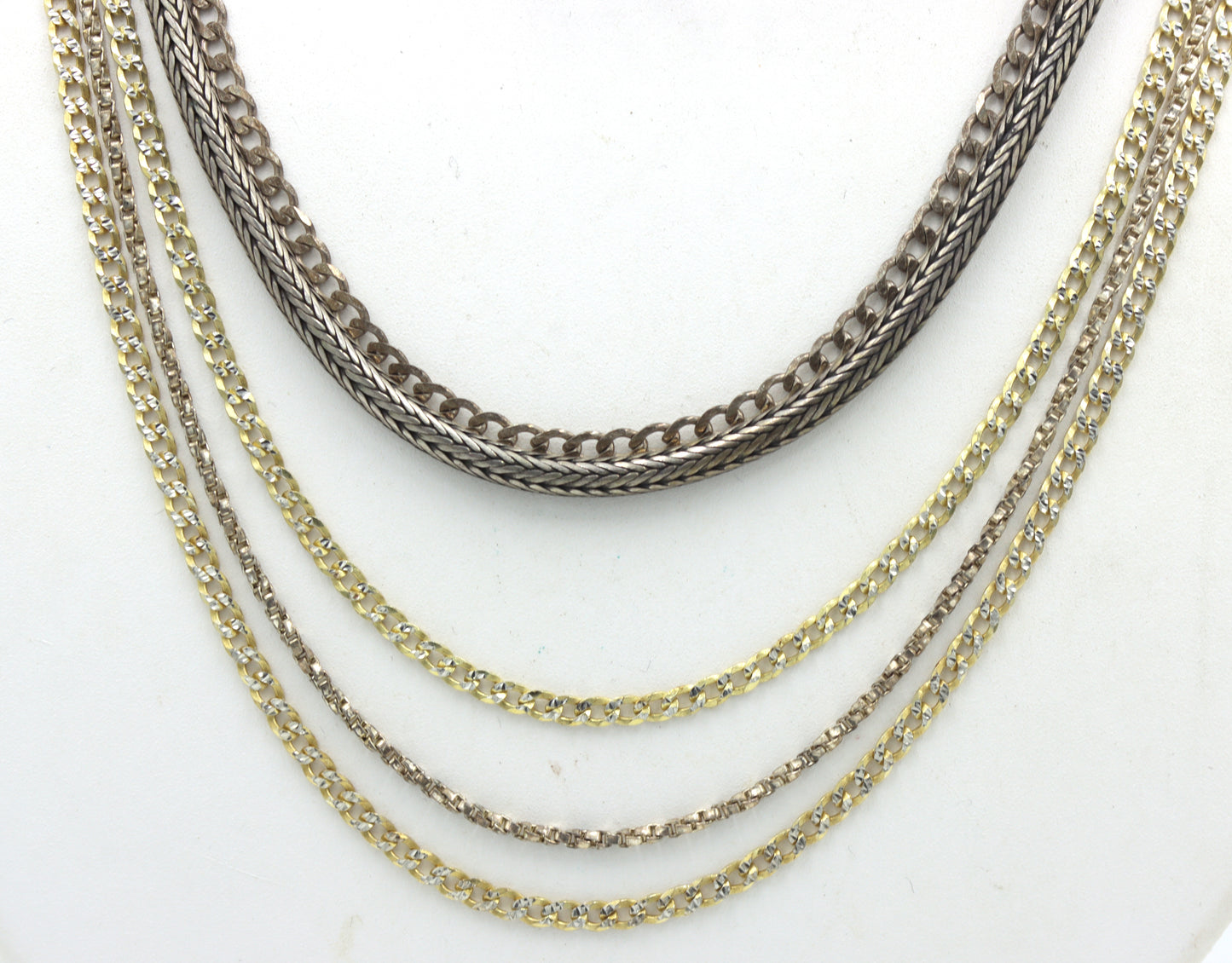Group lot of 6 Vintage 925 sterling silver necklaces