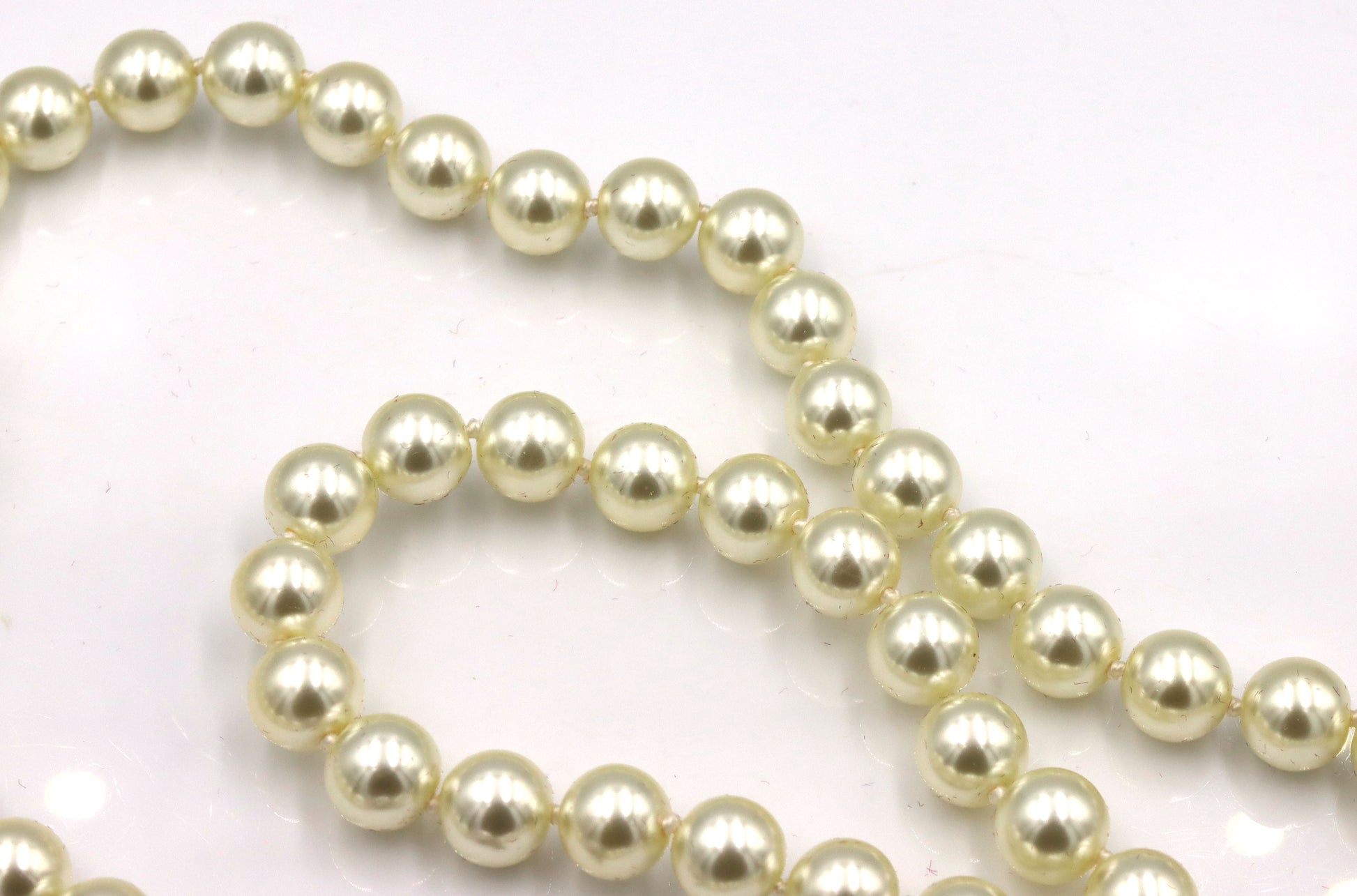 Camrose & Kross JBK faux pearl and blue Swarovski crystal necklace and matching bracelet