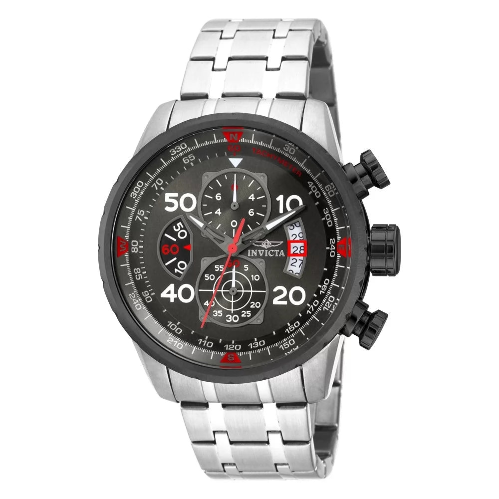 Invicta Women's Aviator Quartz Chronograph Gunmetal Dial Watch