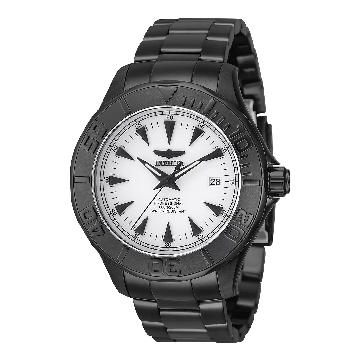 Invicta Men's Signature Automatic 3 Hand White Dial Watch