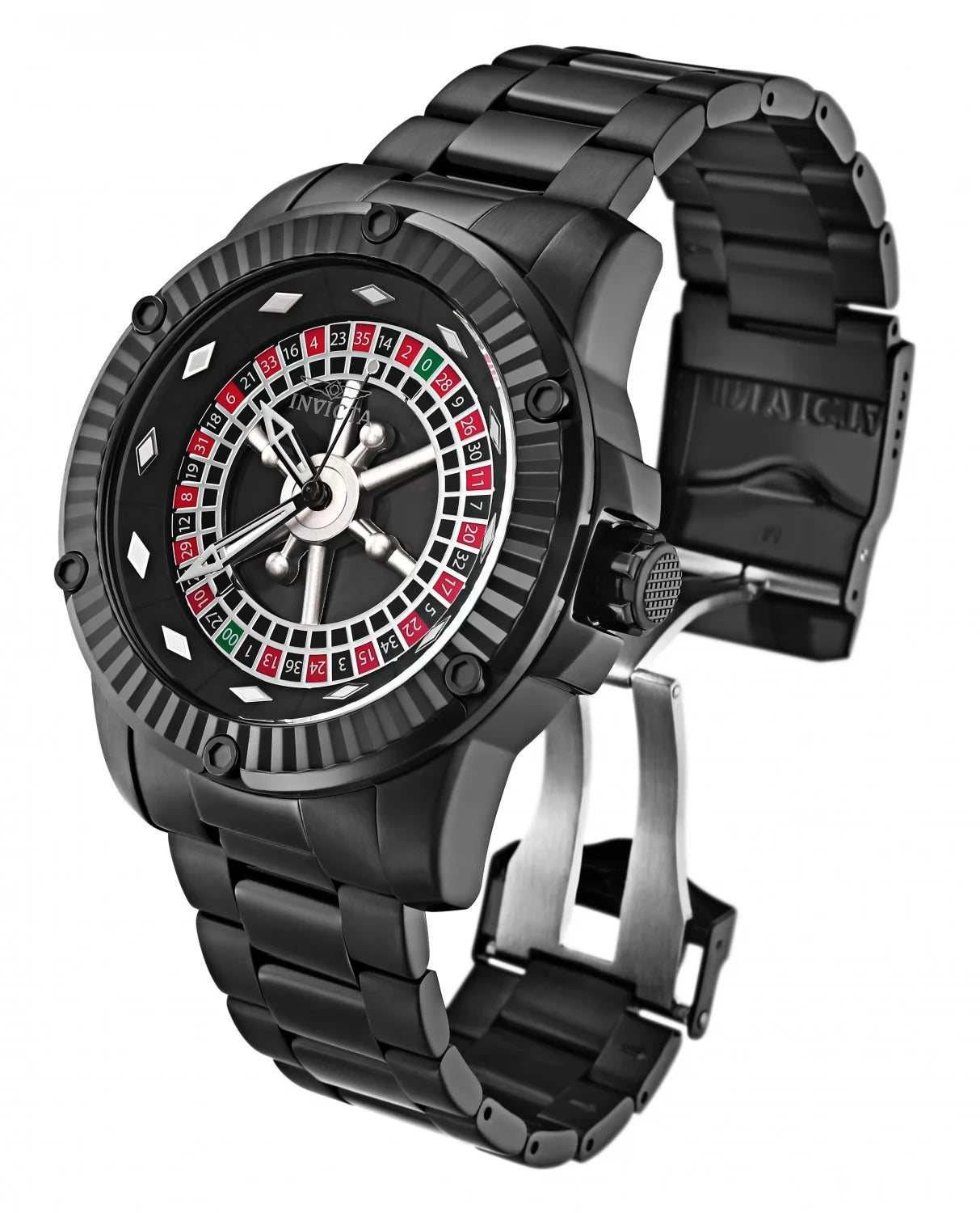 Invicta Men's Specialty Automatic 3 Hand Black Dial Watch
