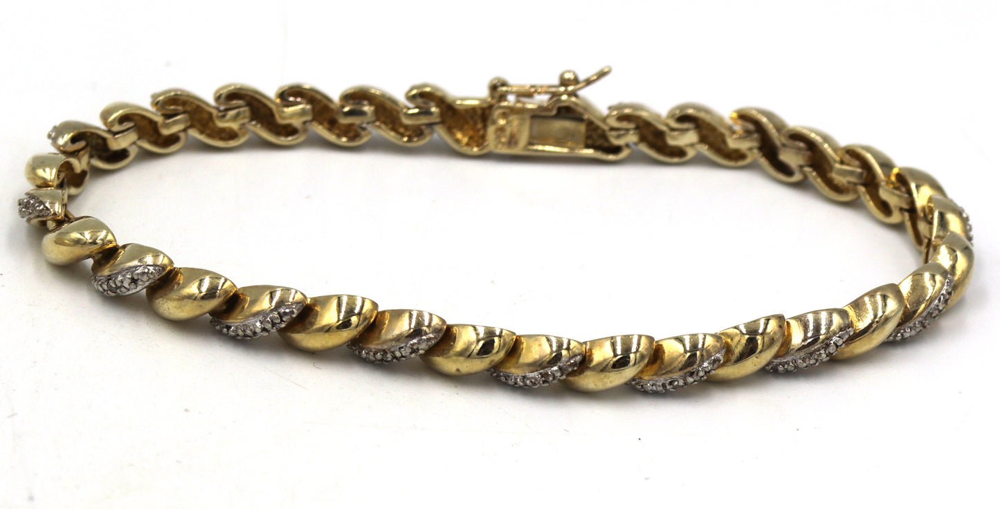 Group lot of 4 Vintage 925 sterling silver bracelets