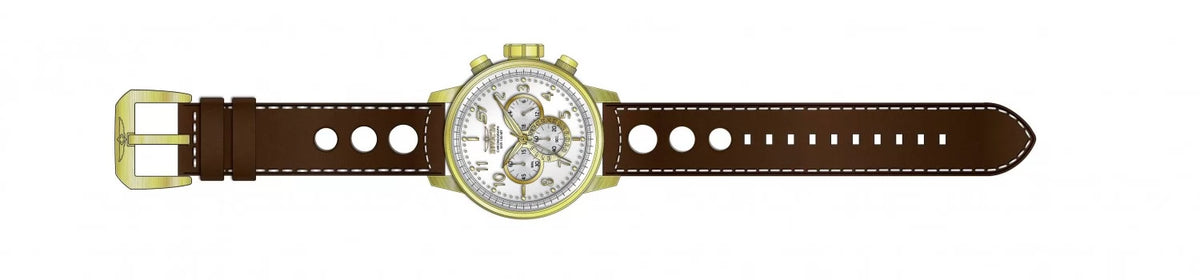 Invicta Men's S1 Rally Quartz Multifunction Gold, Antique Silver Dial Watch