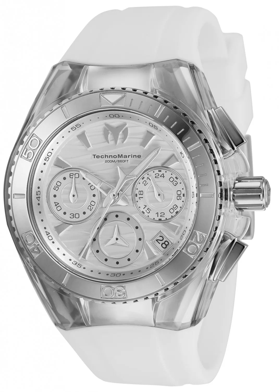 Technomarine Women's Cruise Quartz Chronograph Silver Dial Watch