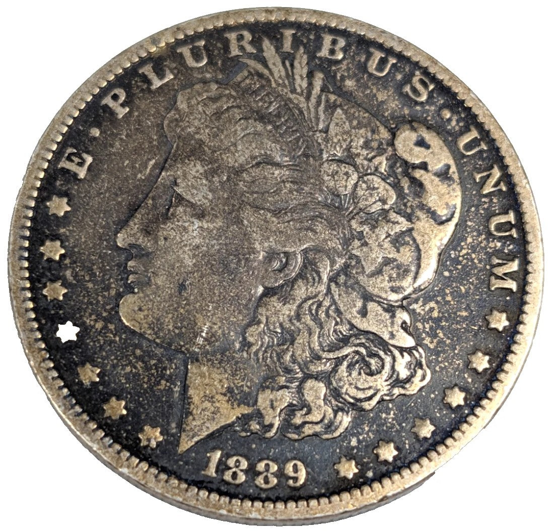 1889-O Morgan Silver Dollar VF to XF