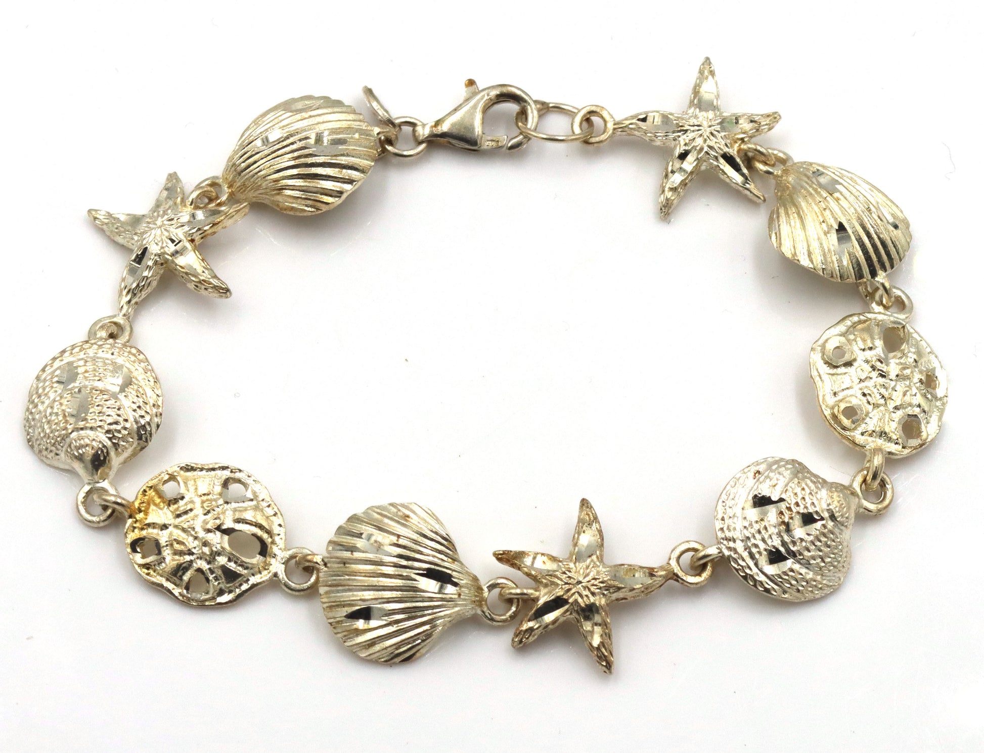 Lot of 2 Vintage 925 sterling silver bracelets