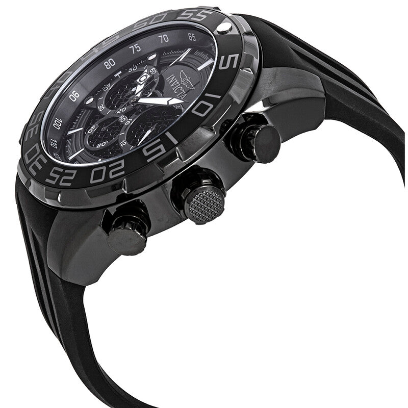 Invicta Speedway Black Dial Chronograph GMT Men's Watch