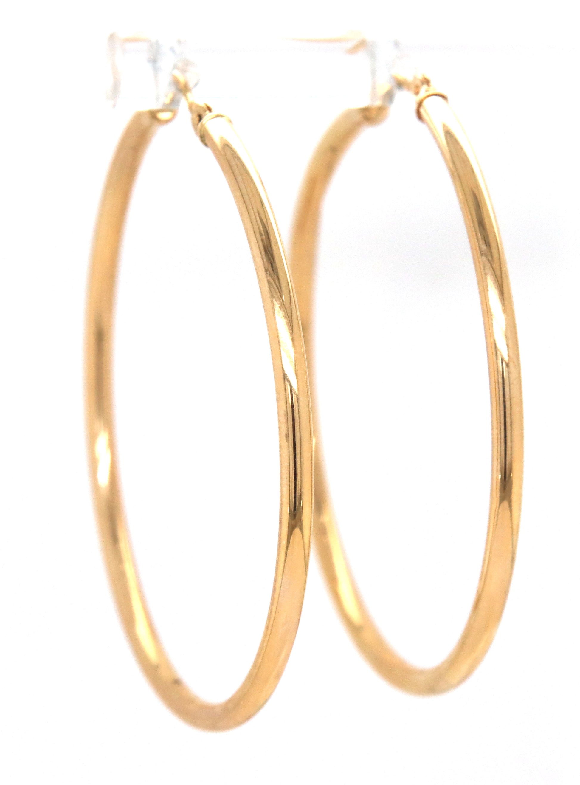 14kt Yellow gold hoop earrings