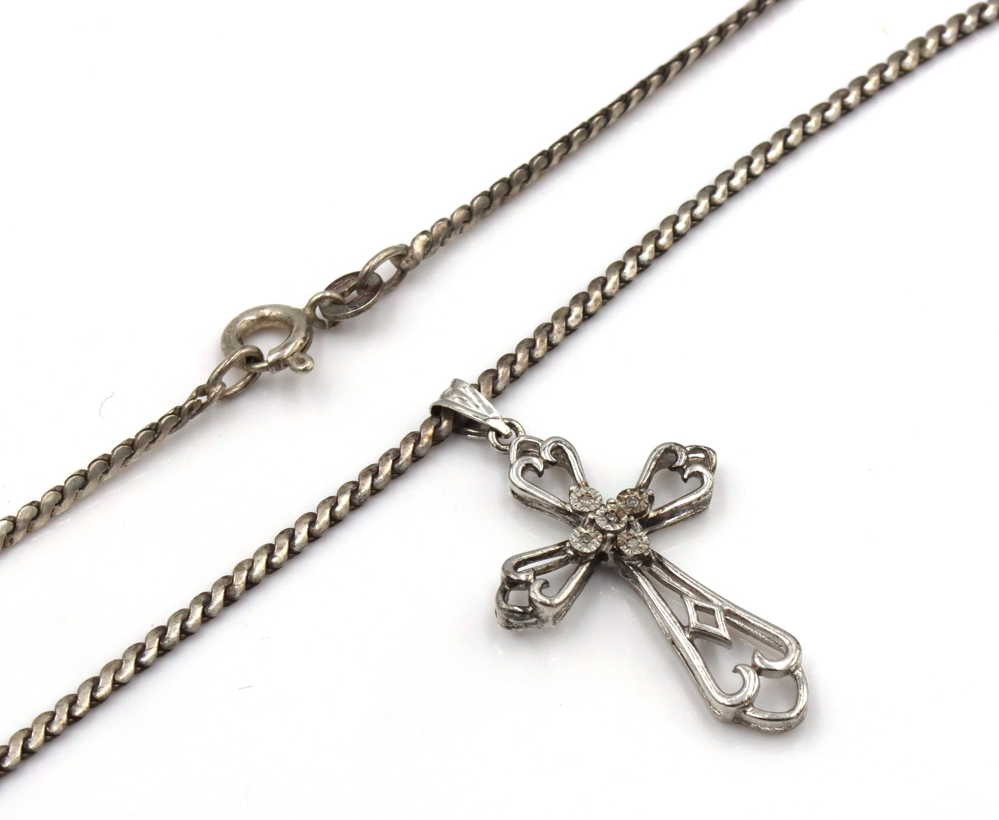 Group lot of 5 Vintage 925 sterling silver necklaces