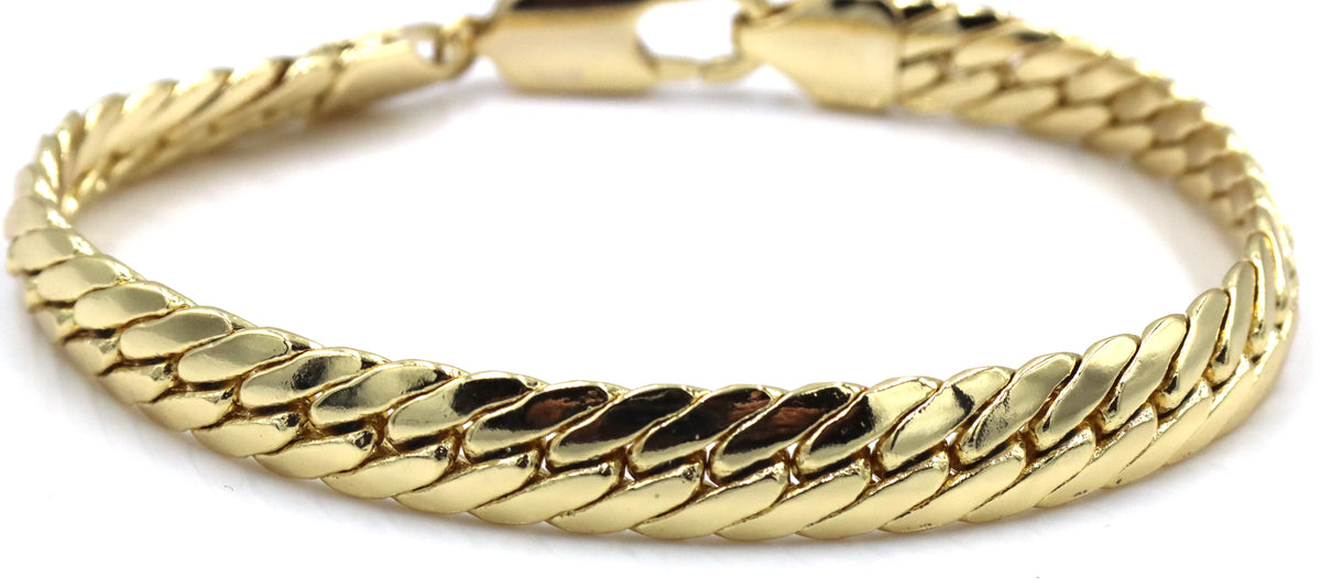 Stainless steel Cuban link bracelet