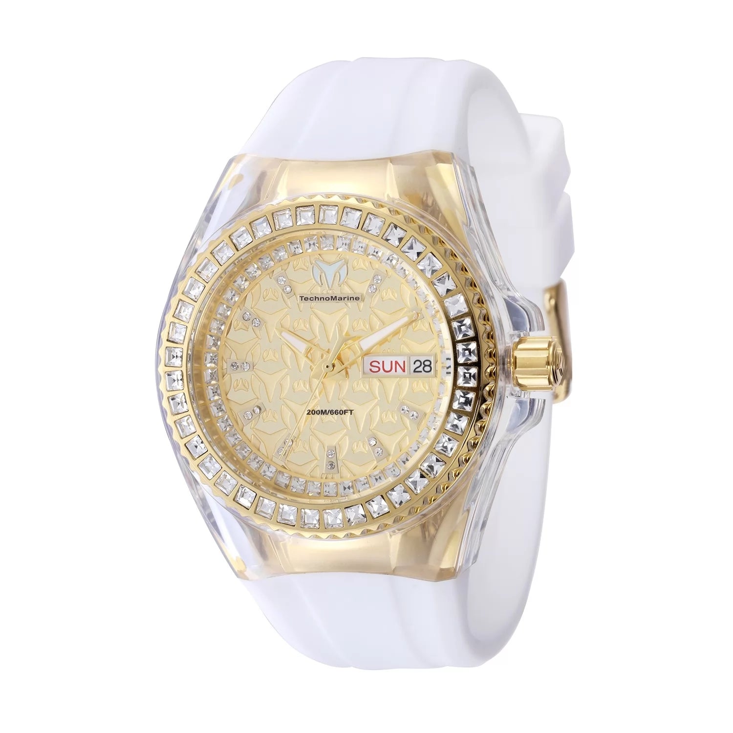 Technomarine Women's Cruise Quartz VJ43 Gold Dial Watch