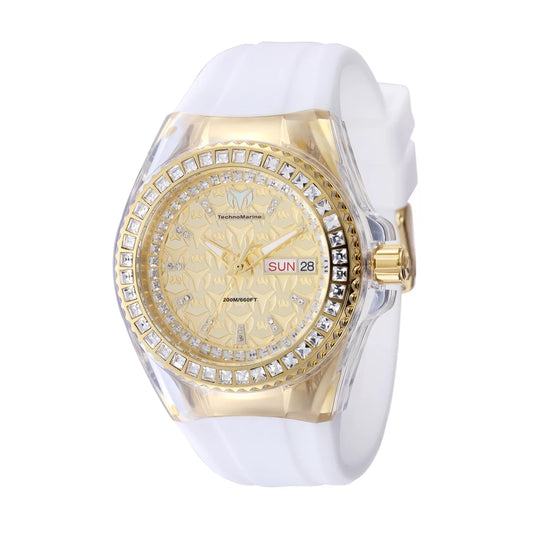 Technomarine Women's Cruise Quartz VJ43 Gold Dial Watch