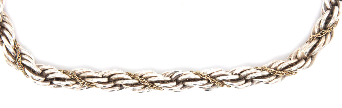 Tiffany & Co twisted rope chain bracelet