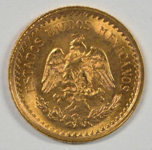 1945 Mexico 2.5 Pesos Gold Piece Superb Gem BU