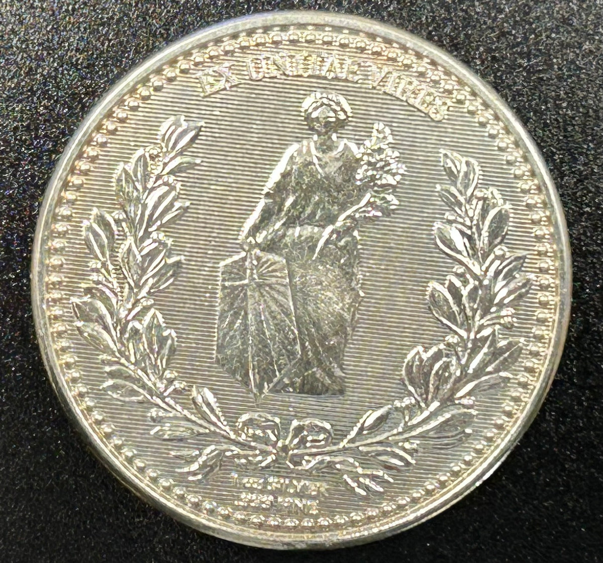 Gallic Warrior Design Finis Galliae Allegorical Medal France