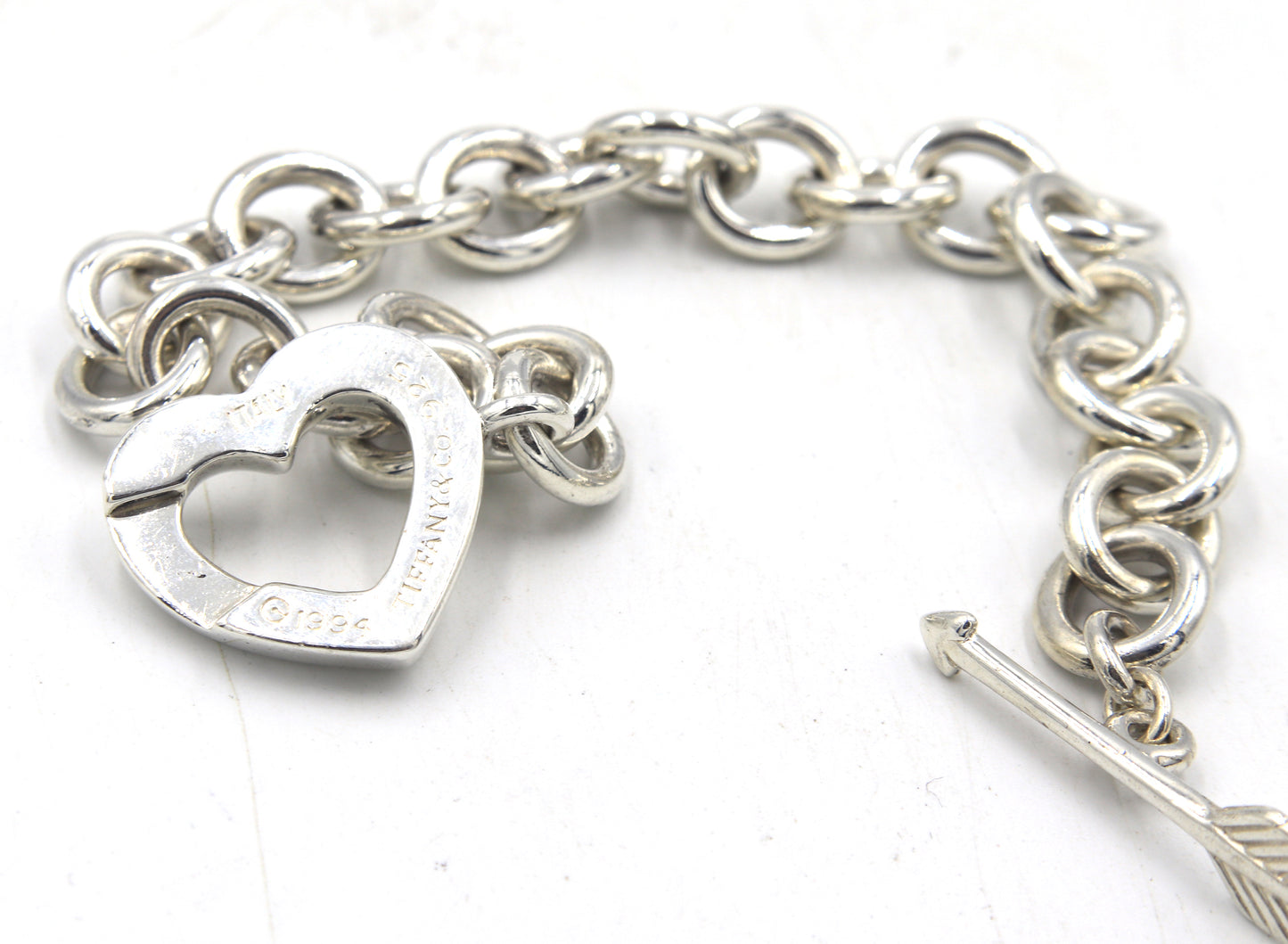 Tiffany & Co heart and arrow toggle bracelet