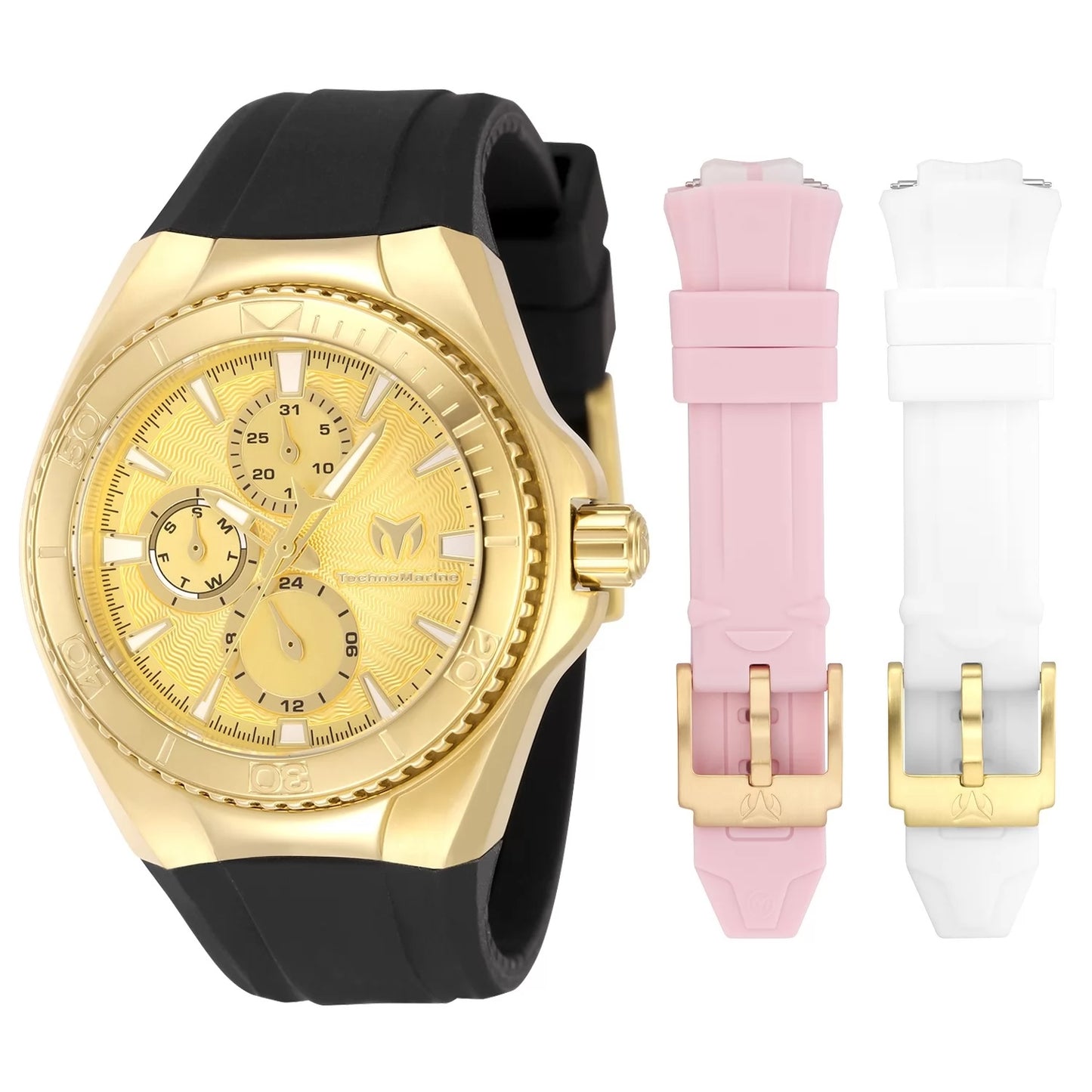 Technomarine Women's Cruise Quartz Chronograph Gold Dial Watch